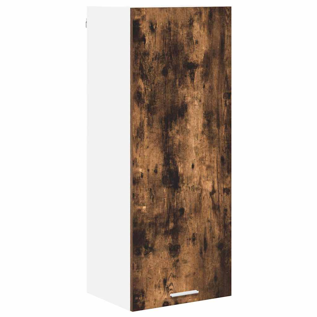 Hangkast Riga Gerookt eiken 40 x 31 x 100 cm Bewerkt hout