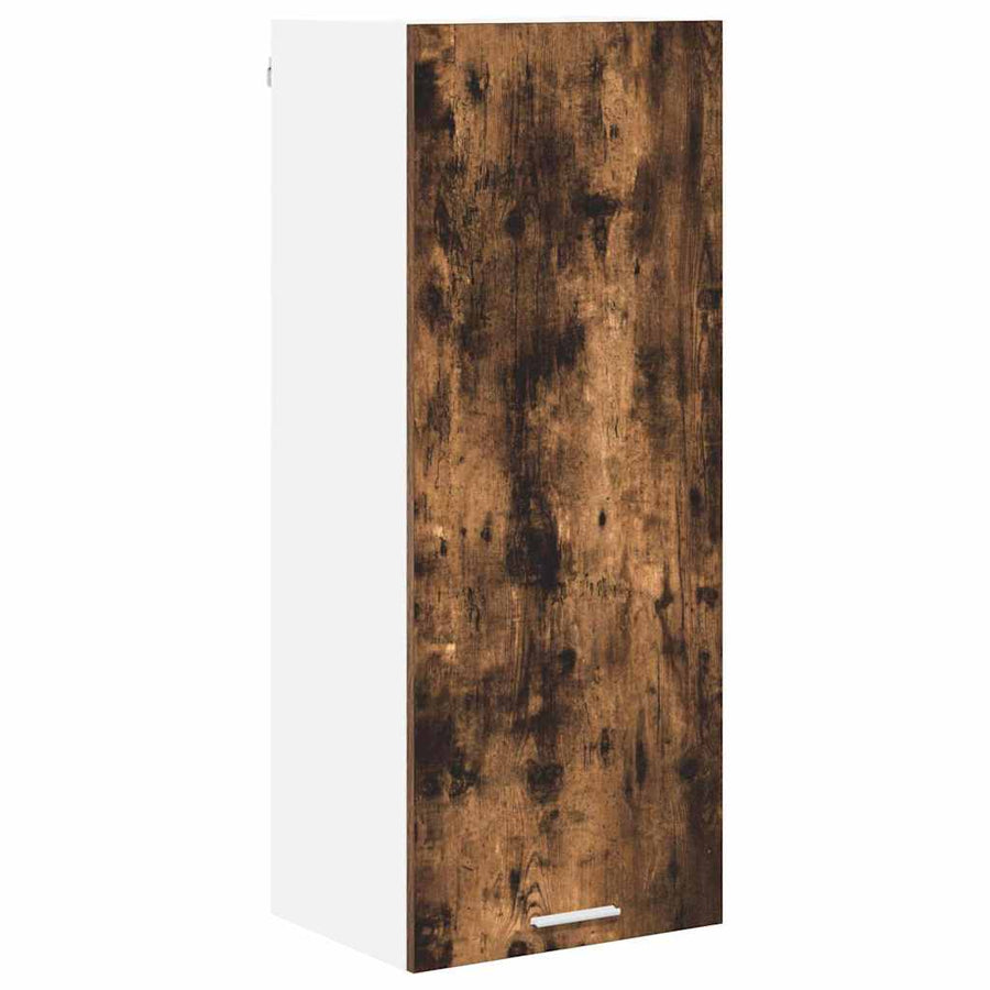 Hangkast Riga Gerookt eiken 40 x 31 x 100 cm Bewerkt hout