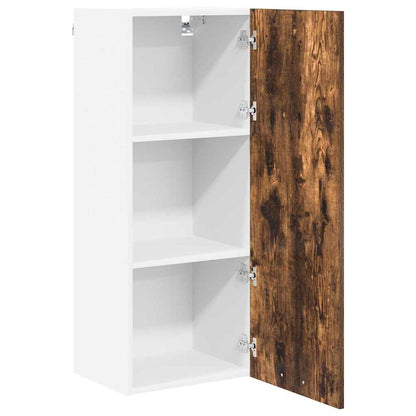 Hangkast Riga Gerookt eiken 40 x 31 x 100 cm Bewerkt hout