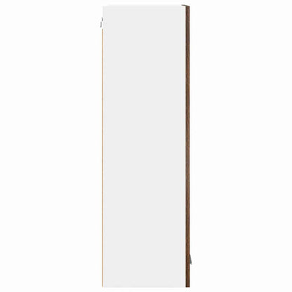 Hangkast Riga Gerookt eiken 40 x 31 x 100 cm Bewerkt hout