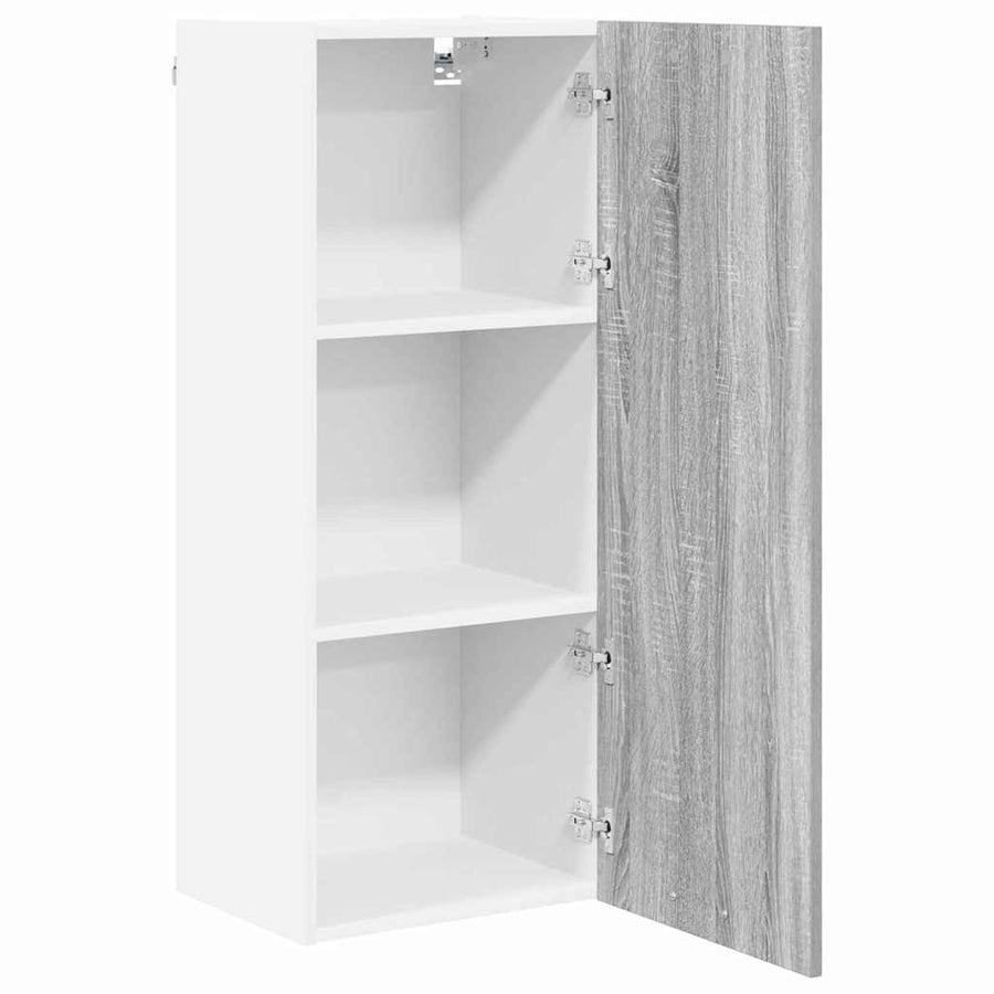 Hangkast Riga Grijs Sonoma 40 x 31 x 100 cm Bewerkt hout