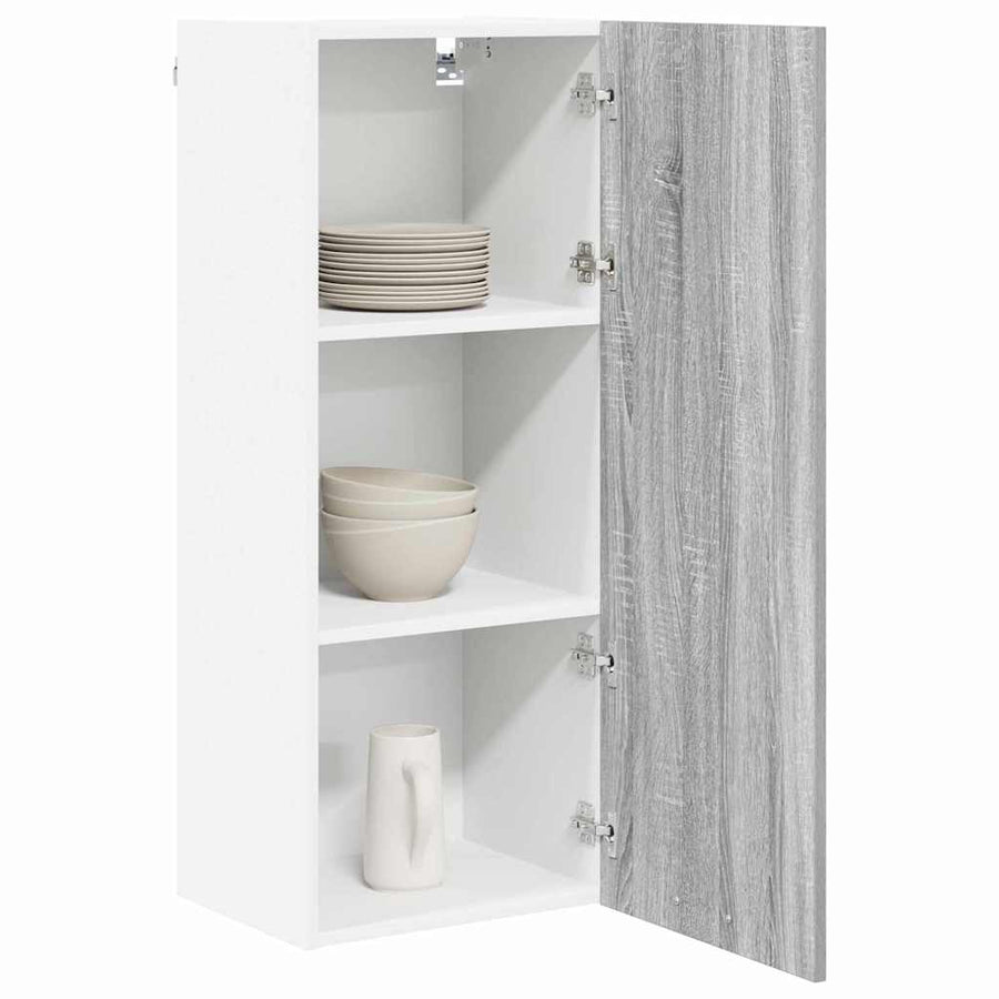 Hangkast Riga Grijs Sonoma 40 x 31 x 100 cm Bewerkt hout
