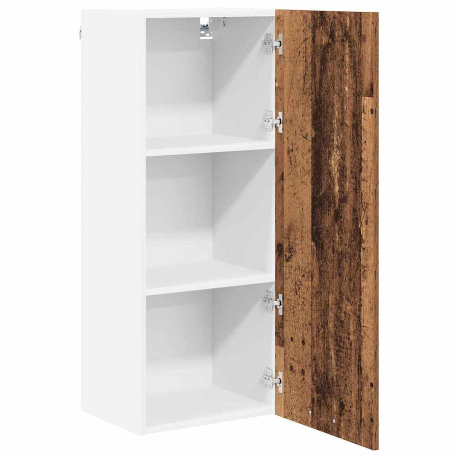 Hangkast met plank Riga Oud Hout 40 x 31 x 100 cm Bewerkt hout