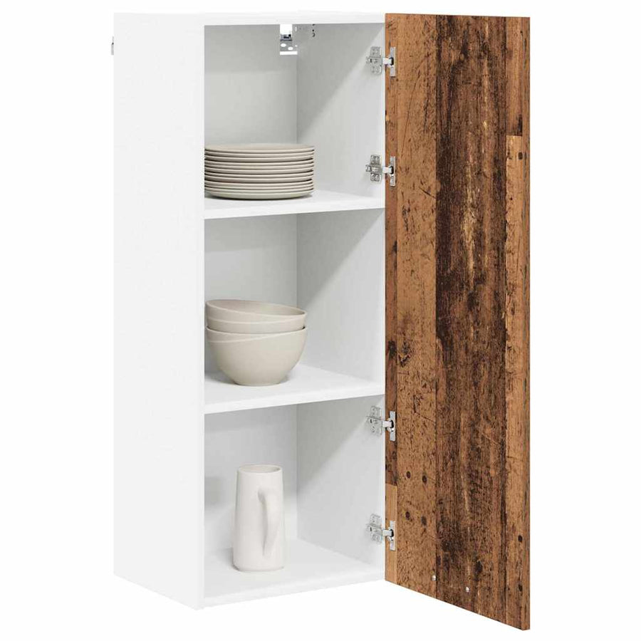 Hangkast met plank Riga Oud Hout 40 x 31 x 100 cm Bewerkt hout