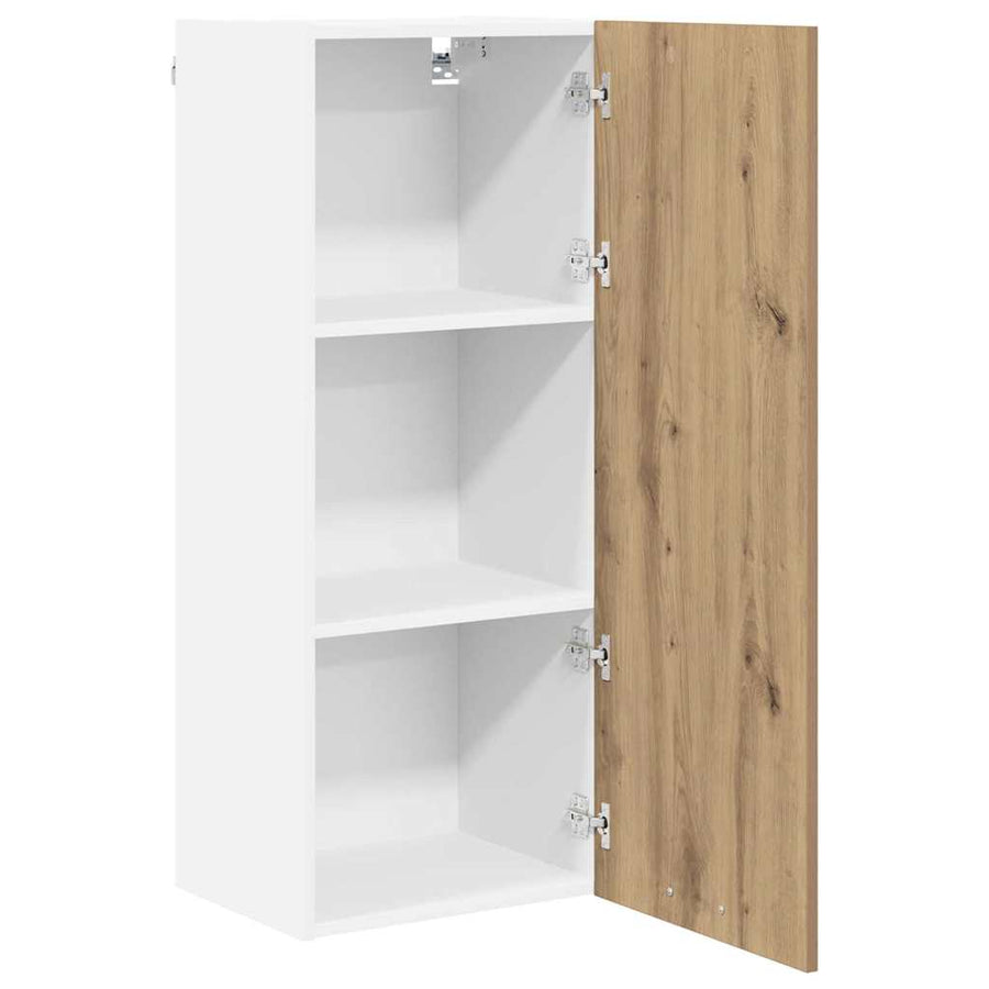 Hangkast Riga Artisan Eiken 40 x 31 x 100 cm Bewerkt hout
