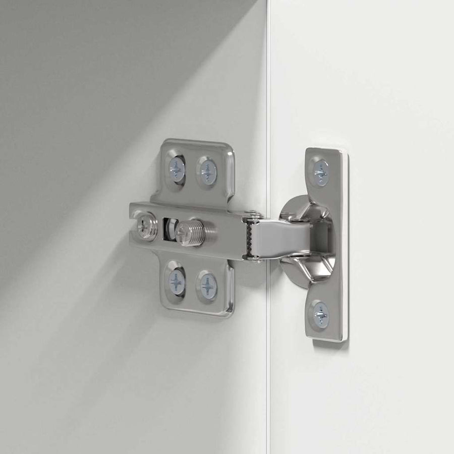 Hangkast met plank Riga Wit 50 x 31 x 100 cm Bewerkt hout