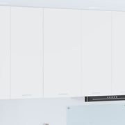 Wall cabinet with storage White 50 x 31 x 100 cm Engineered wood
