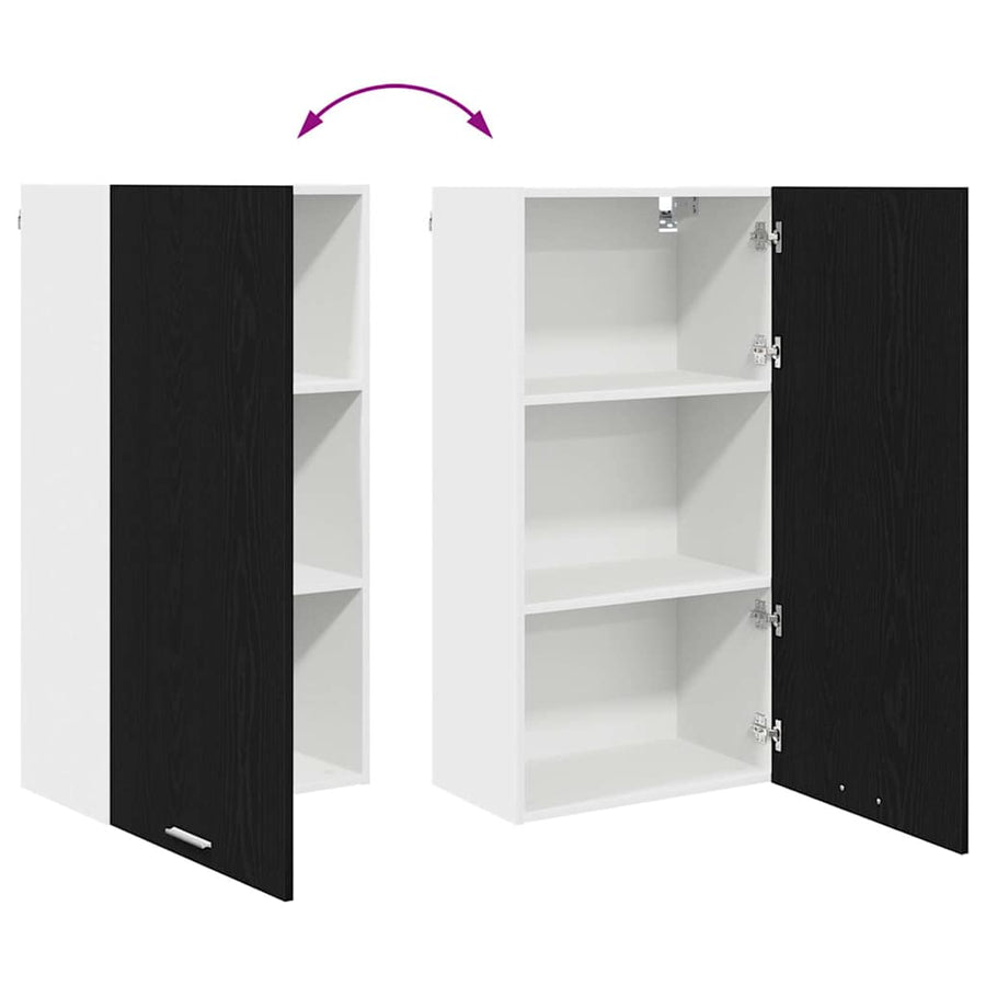 Hangkast Riga Sonoma Eik en Wit 50 x 31 x 100 cm Bewerkt hout