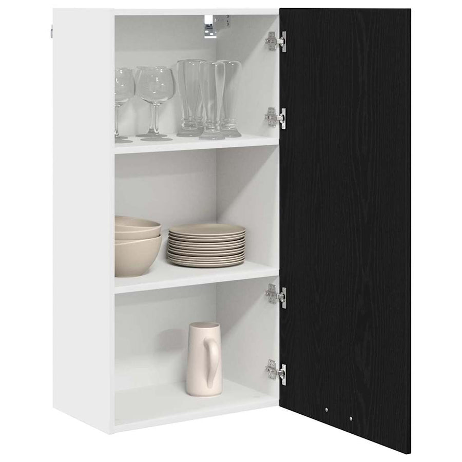 Hangkast Riga Sonoma Eik en Wit 50 x 31 x 100 cm Bewerkt hout