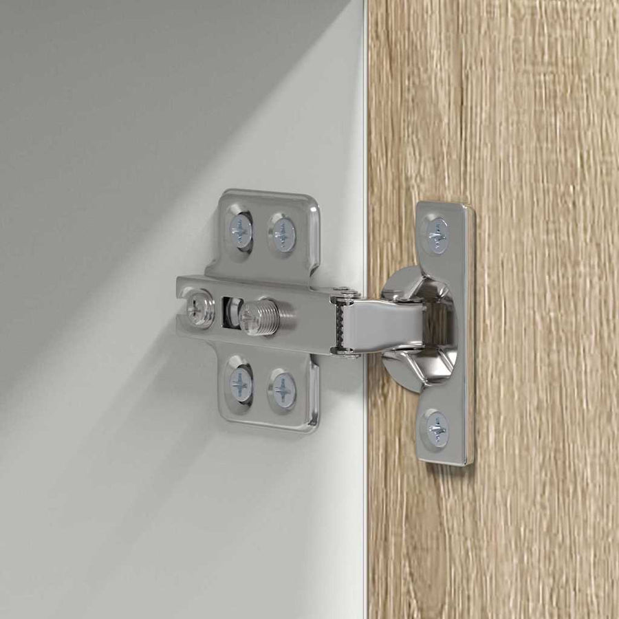 Hangkast Sonoma Eik en Wit 50 x 31 x 100 cm Bewerkt hout