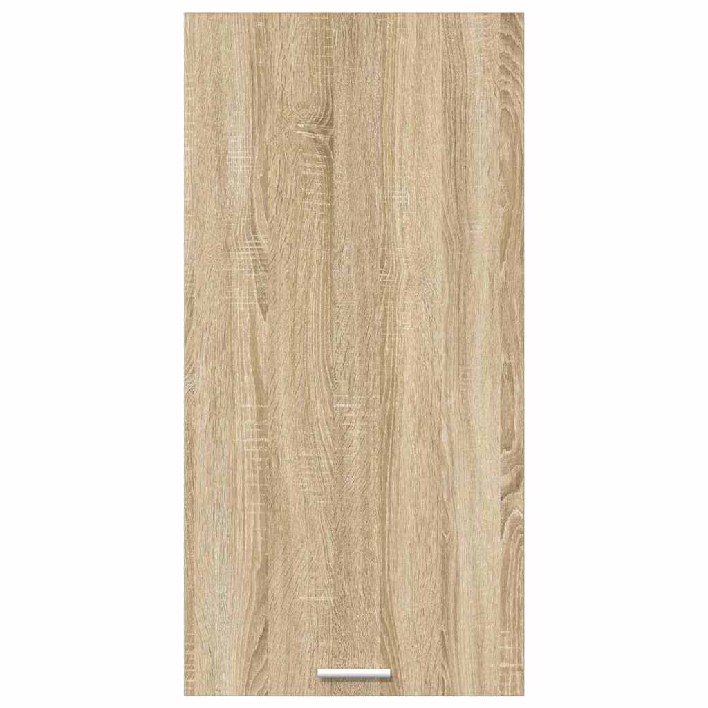 Hangkast Riga Sonoma Eik en Wit 50 x 31 x 100 cm Bewerkt hout