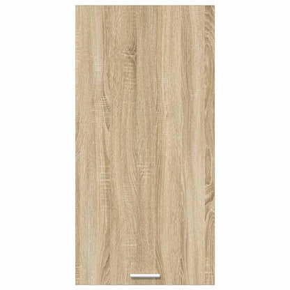 Hangkast Riga Sonoma Eik en Wit 50 x 31 x 100 cm Bewerkt hout