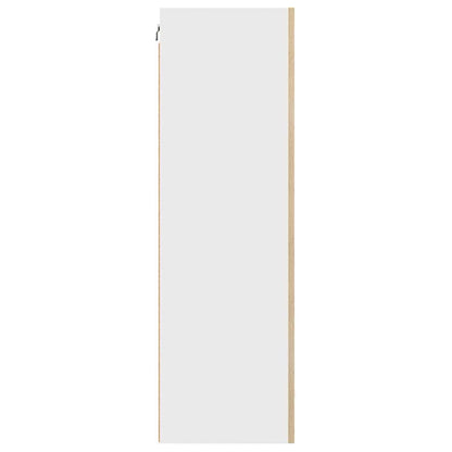 Hangkast Riga Sonoma Eik en Wit 50 x 31 x 100 cm Bewerkt hout