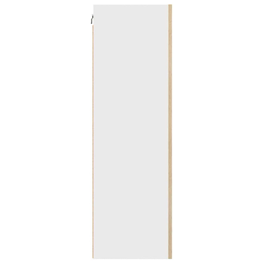 Hangkast Sonoma Eik en Wit 50 x 31 x 100 cm Bewerkt hout