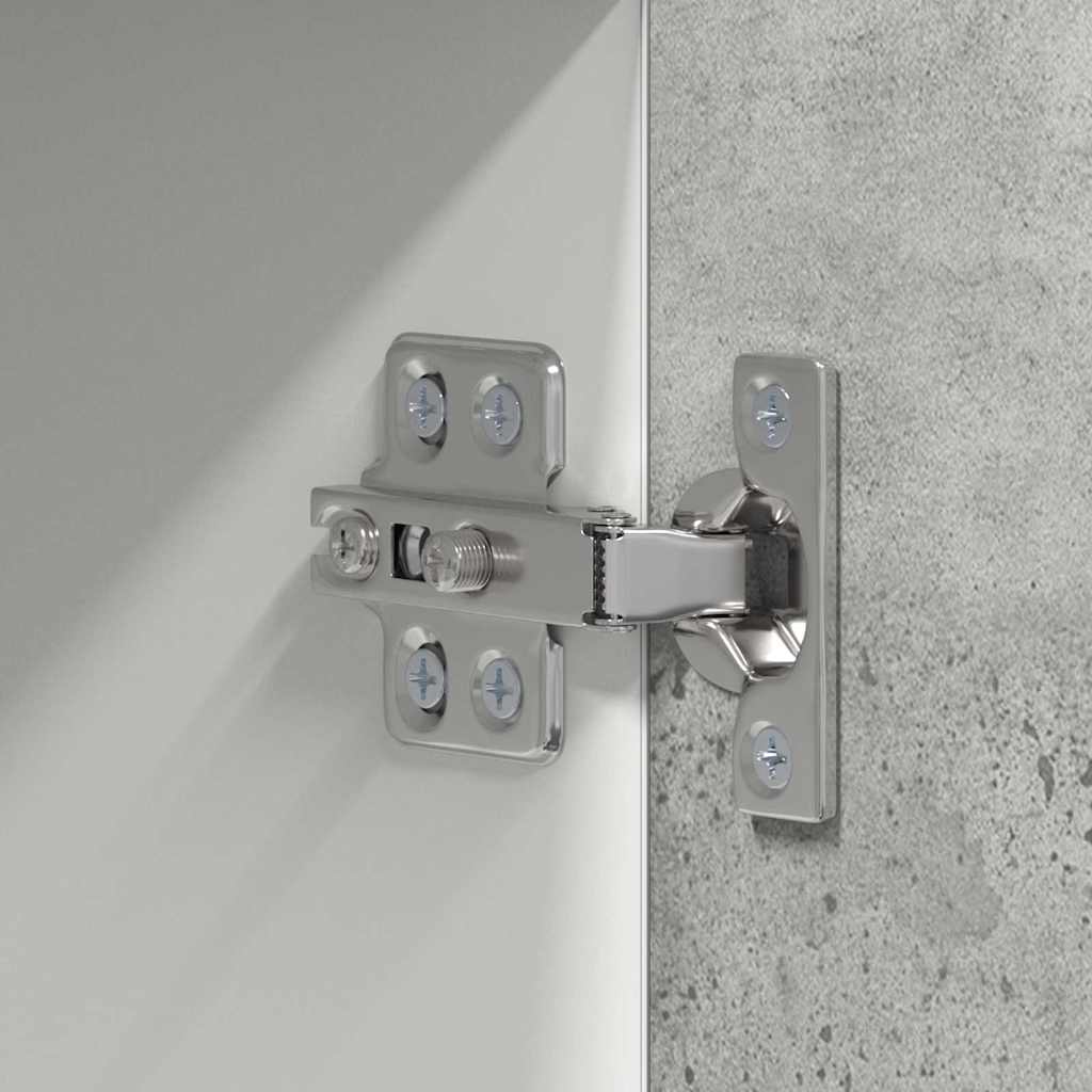 Hangkast Riga Sonoma Eik en Wit 50 x 31 x 100 cm Bewerkt hout