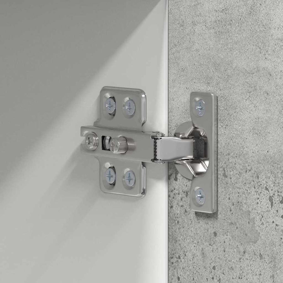 Hangkast Riga Sonoma Eik en Wit 50 x 31 x 100 cm Bewerkt hout