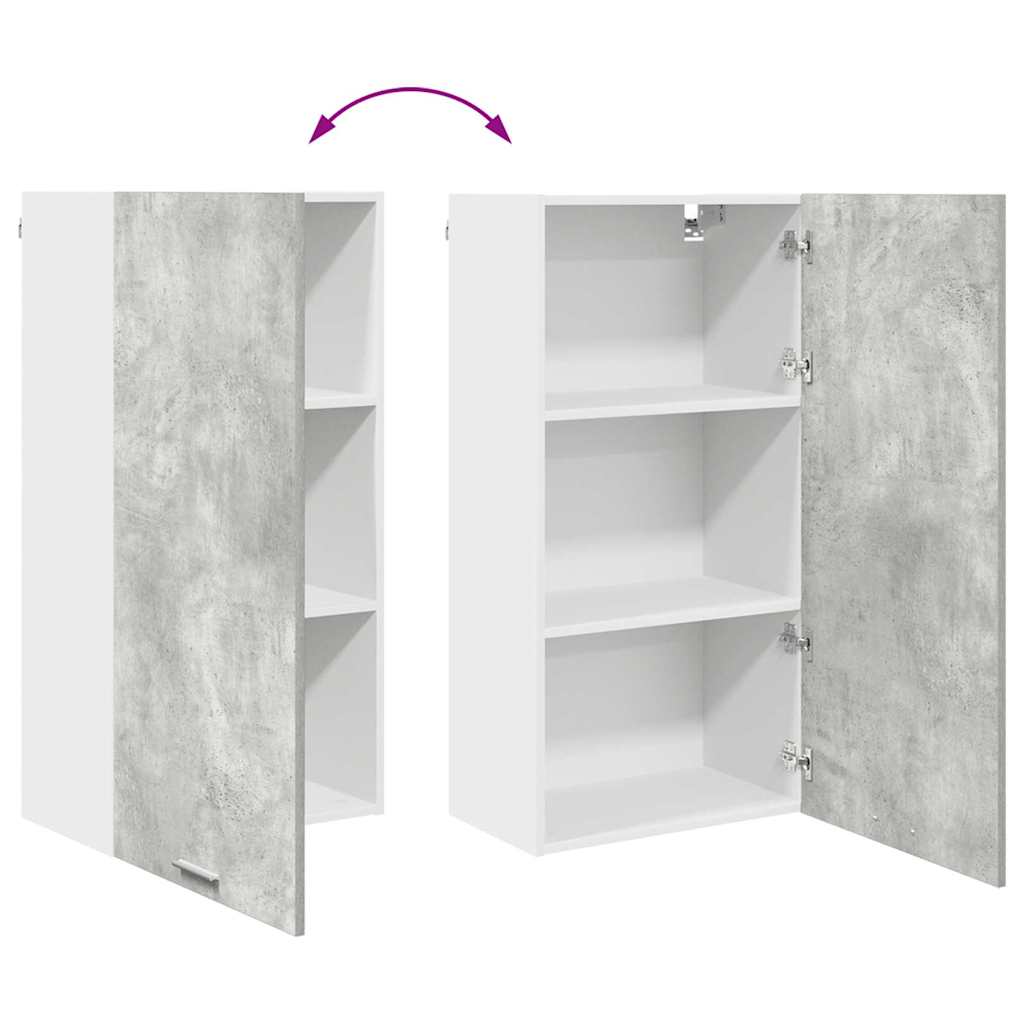 Hangkast Riga Sonoma Eik en Wit 50 x 31 x 100 cm Bewerkt hout