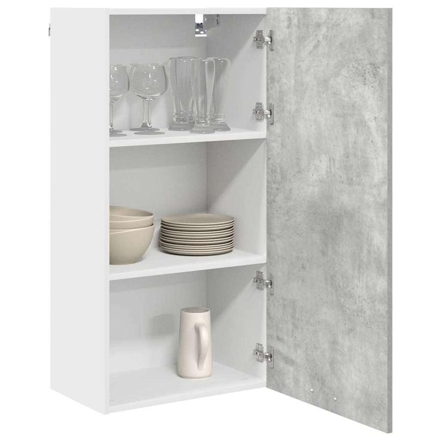 Hangkast Riga Sonoma Eik en Wit 50 x 31 x 100 cm Bewerkt hout