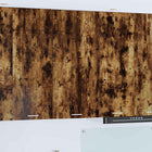 Hangkast 50x31x100 cm bewerkt hout eiken wit