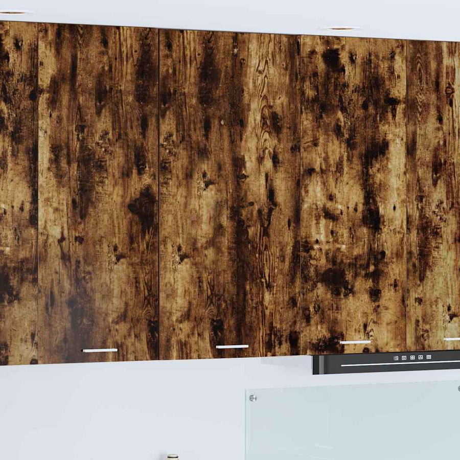 Hangkast Riga Sonoma Eik en Wit 50 x 31 x 100 cm Bewerkt hout