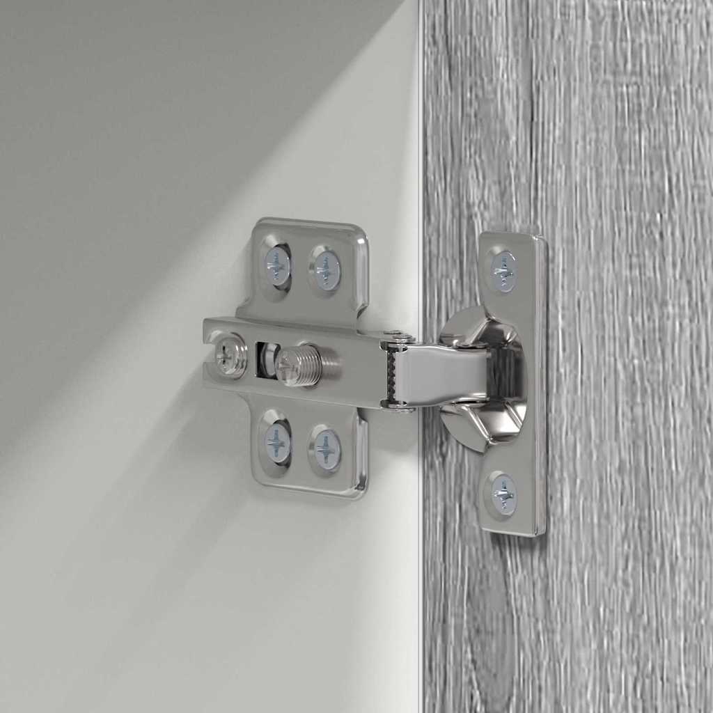 Hangkast Riga Sonoma Eik en Wit 50 x 31 x 100 cm Bewerkt hout