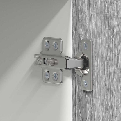 Hangkast Riga Sonoma Eik en Wit 50 x 31 x 100 cm Bewerkt hout