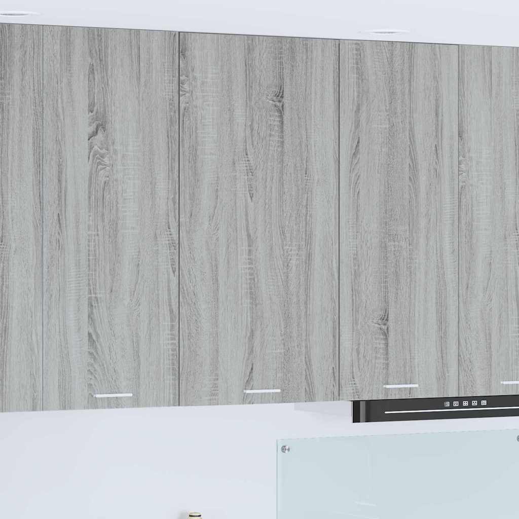 Hangkast Riga Sonoma Eik en Wit 50 x 31 x 100 cm Bewerkt hout
