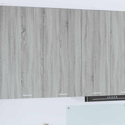 Hangkast Riga Sonoma Eik en Wit 50 x 31 x 100 cm Bewerkt hout