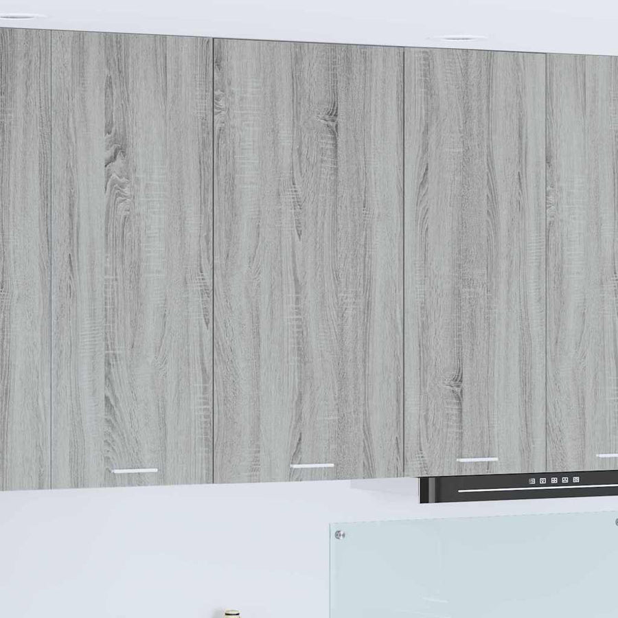 Hangkast Riga Sonoma Eik en Wit 50 x 31 x 100 cm Bewerkt hout