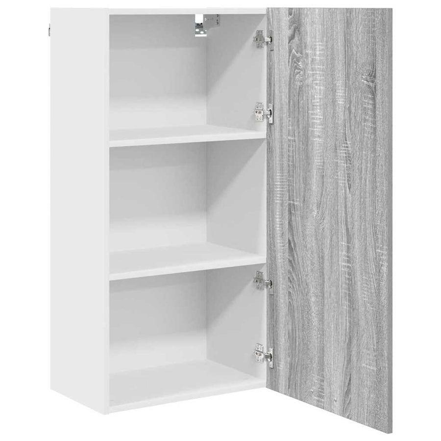 Hangkast Riga Sonoma Eik en Wit 50 x 31 x 100 cm Bewerkt hout