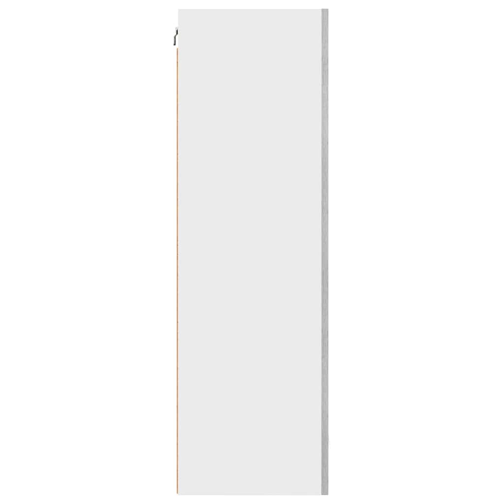 Hangkast Riga Sonoma Eik en Wit 50 x 31 x 100 cm Bewerkt hout
