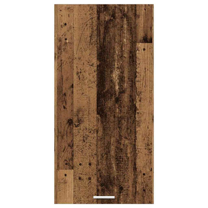 Hangkast Riga Sonoma Eik en Wit 50 x 31 x 100 cm Bewerkt hout
