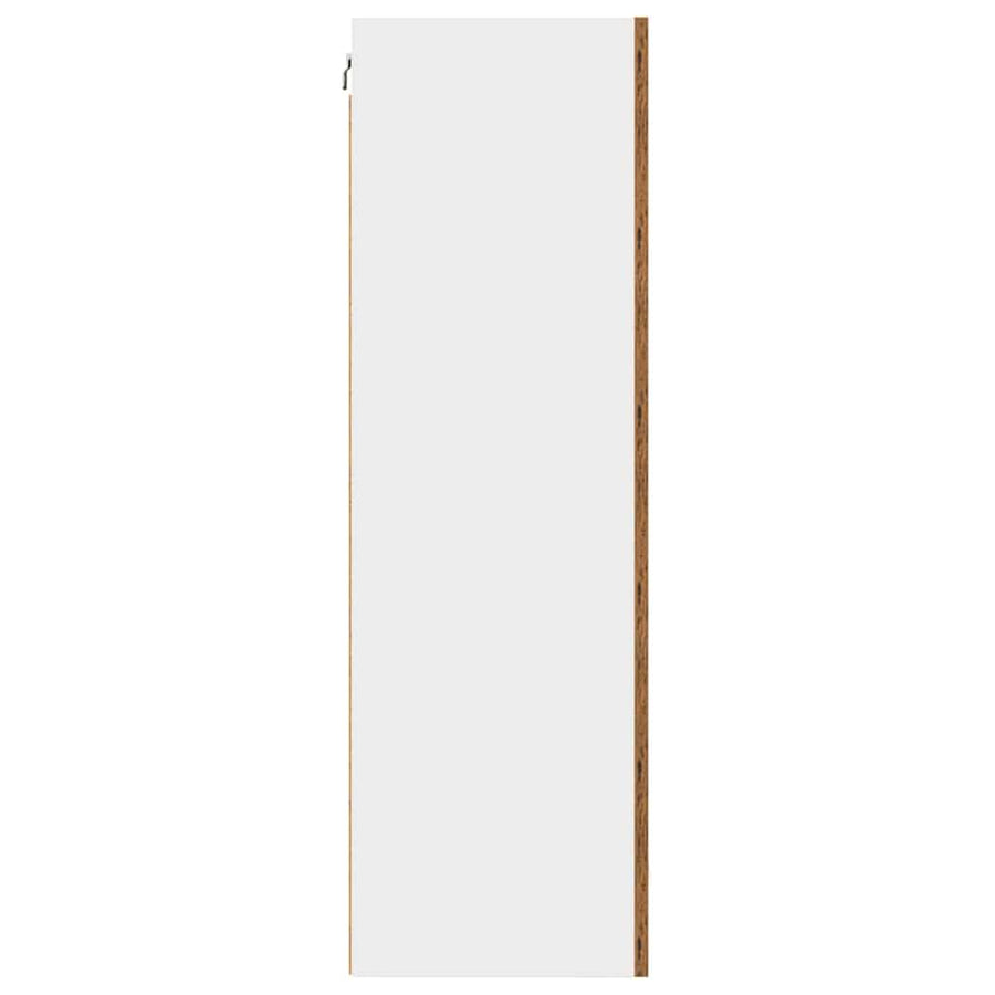 Hangkast Riga Sonoma Eik en Wit 50 x 31 x 100 cm Bewerkt hout