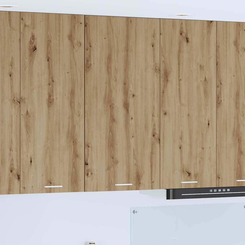 Hangkast Riga Sonoma Eik en Wit 50 x 31 x 100 cm Bewerkt hout