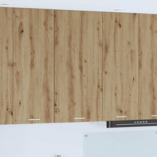 Hangkast Riga Sonoma Eik en Wit 50 x 31 x 100 cm Bewerkt hout