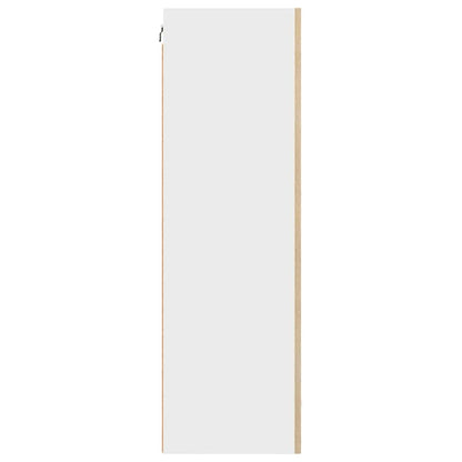 Hangkast Riga Sonoma Eik en Wit 50 x 31 x 100 cm Bewerkt hout
