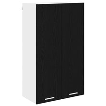 Hangkast Riga Zwart Eiken 60 x 31 x 100 cm Bewerkt hout