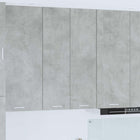 Hangkast 60x31x100 cm bewerkt hout beton grijs