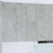 Hangkast 60x31x100 cm bewerkt hout beton grijs