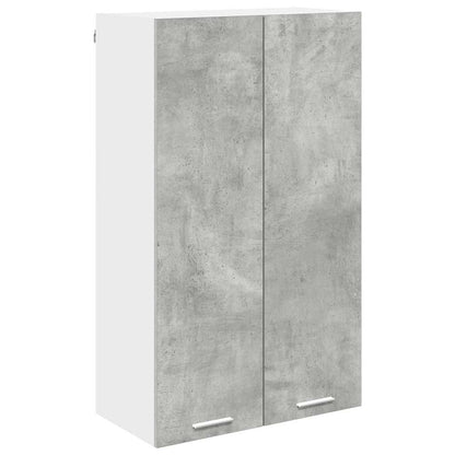 Hangkast Riga Beton Grijs 60 x 31 x 100 cm Bewerkt hout