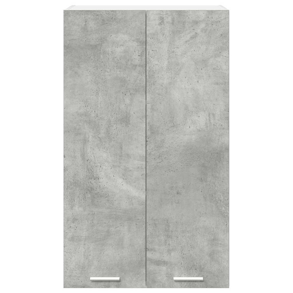 Hangkast Riga Beton Grijs 60 x 31 x 100 cm Bewerkt hout