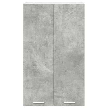 Hangkast Riga Beton Grijs 60 x 31 x 100 cm Bewerkt hout