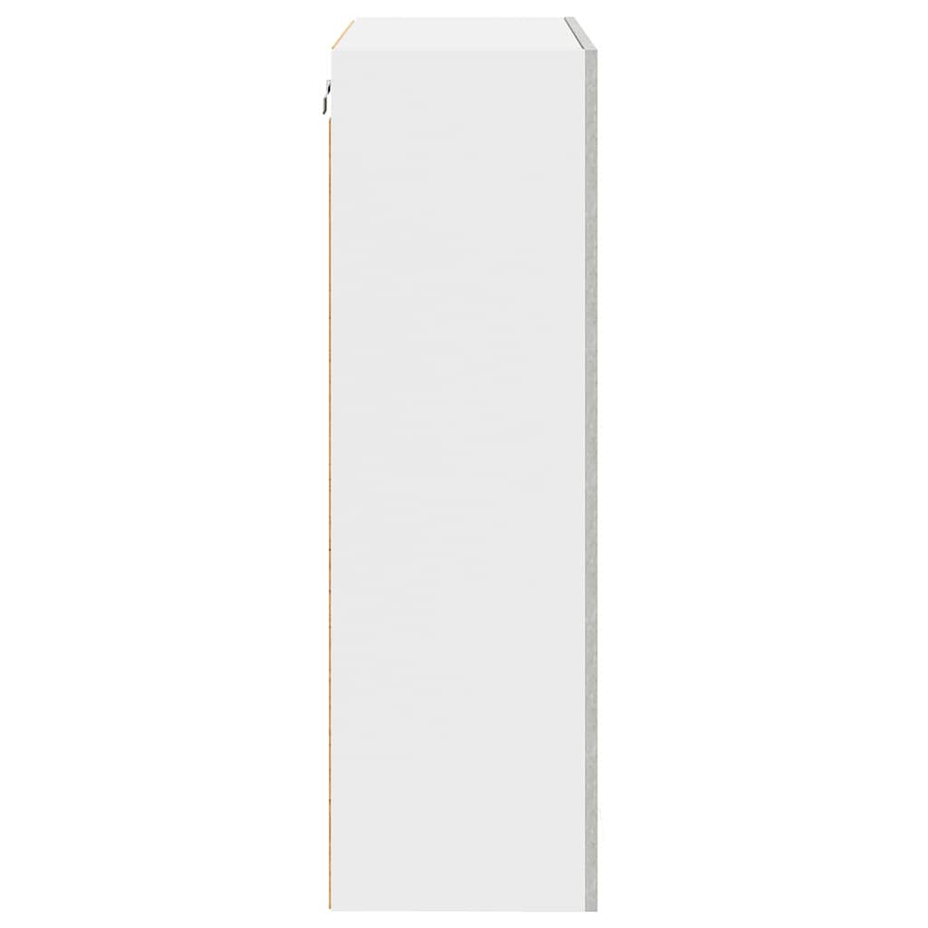 Hangkast Riga Beton Grijs 60 x 31 x 100 cm Bewerkt hout