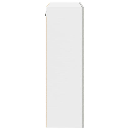 Hangkast Riga Beton Grijs 60 x 31 x 100 cm Bewerkt hout