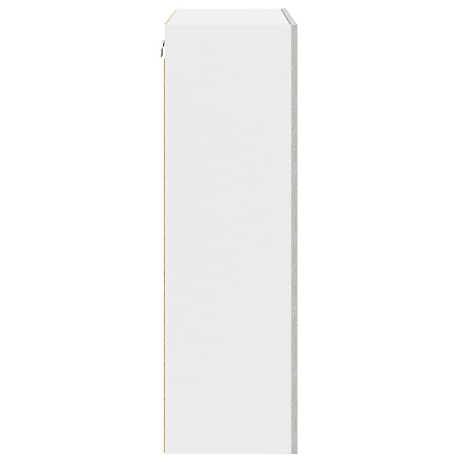 Hangkast Riga Beton Grijs 60 x 31 x 100 cm Bewerkt hout