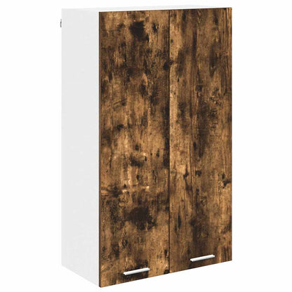 Hangkast Riga Gerookt eiken 60 x 31 x 100 cm Bewerkt hout