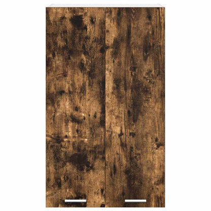 Hangkast Riga Gerookt eiken 60 x 31 x 100 cm Bewerkt hout