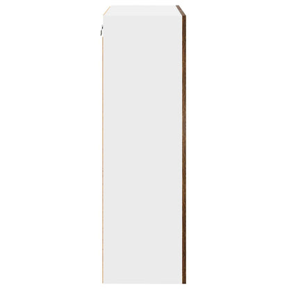 Hangkast Riga Gerookt eiken 60 x 31 x 100 cm Bewerkt hout