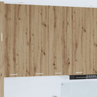 Hangkast 60x31x100 cm bewerkt hout artisan eiken