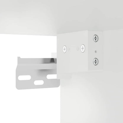 Hangkast met plank Riga Wit 80 x 31 x 100 cm Bewerkt hout